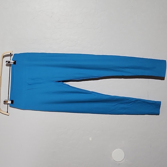 Lularoe LLR OS Solid Turquoise Buttery Soft Legging One Size - Picture 4 of 6